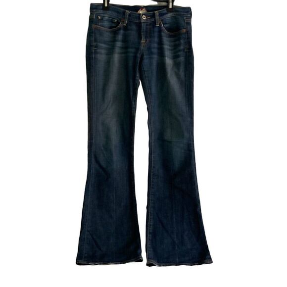 LUCKY Brand Dark Washed Flare Jeans Size 8/29 - Picture 1 of 10